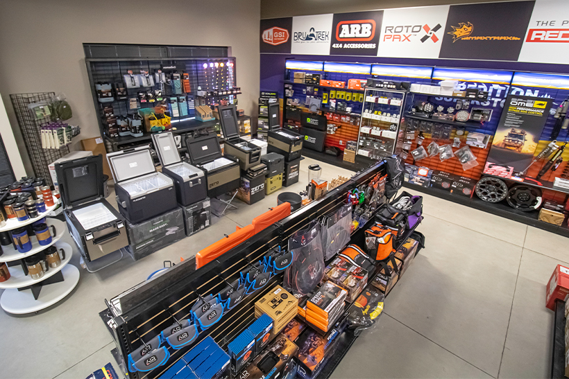 Expedition Superstore Interior Show Room Floor