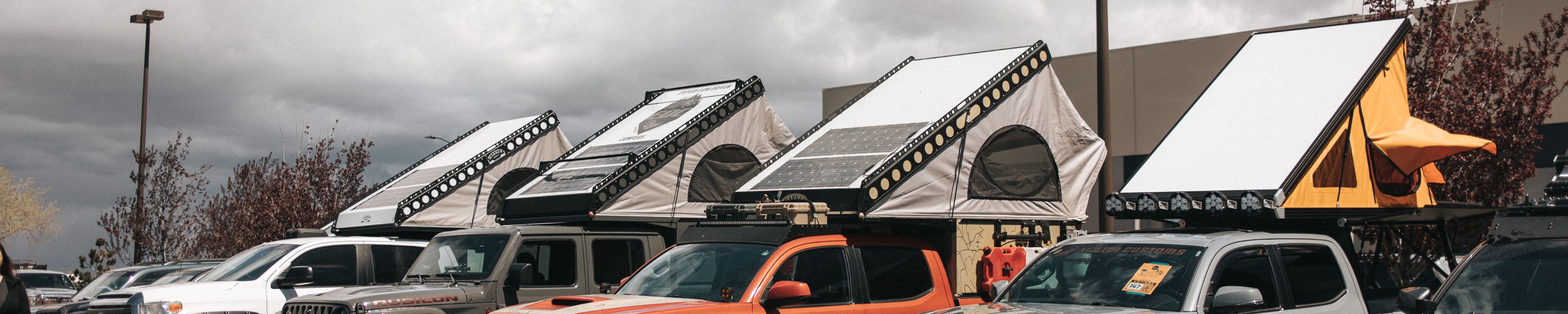 Rooftop Tent Line Up At Expedition Superstore