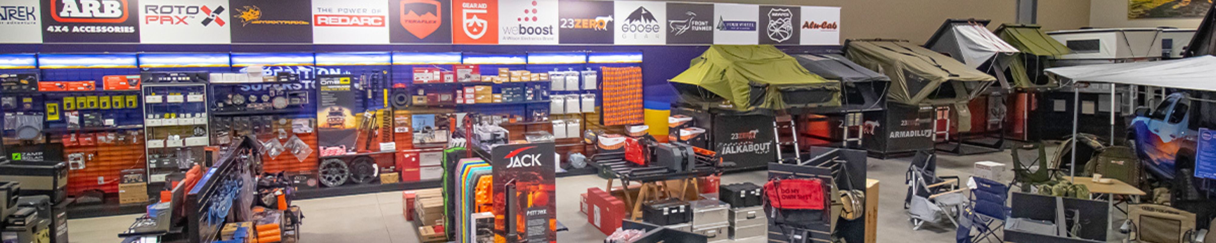 Utah's Biggest Overland Store Showroom